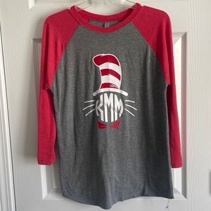 Cat in the Hat Baseball Tee